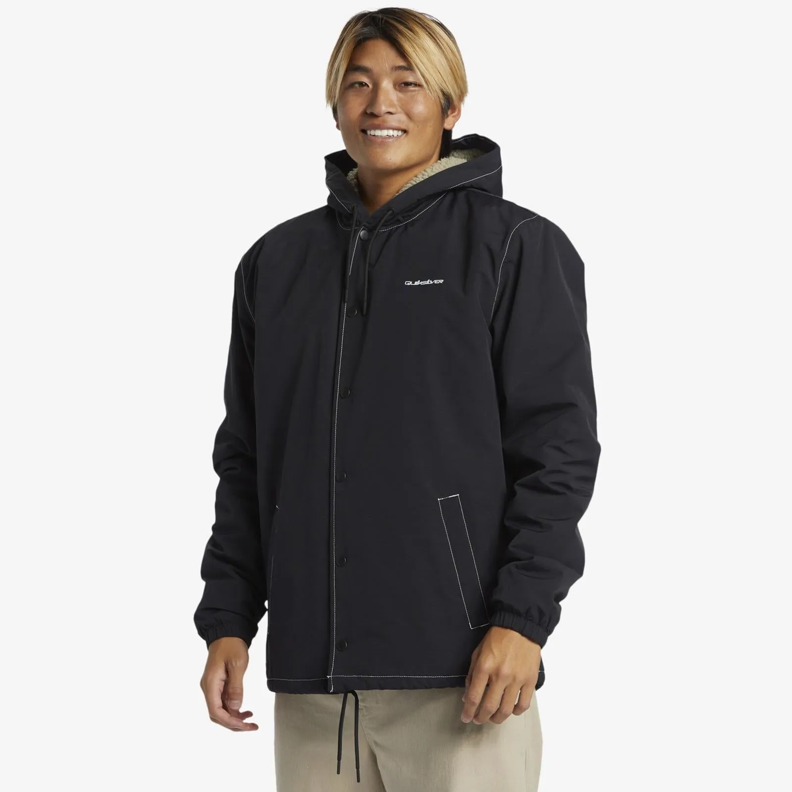Quiksilver Mens Rain Cloud Coach Waterproof Jacket