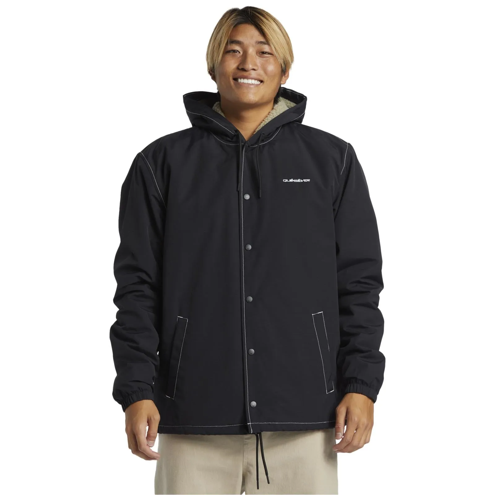 Quiksilver Mens Rain Cloud Coach Waterproof Jacket