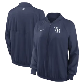 Rays Women's Nike Navy Authentic Collection Performance Full Zip Jacket