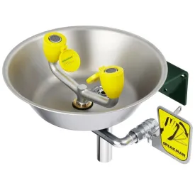 Speakman Traditional Series SE-582 Wall Mounted Eyewash with Stainless Steel Bowl