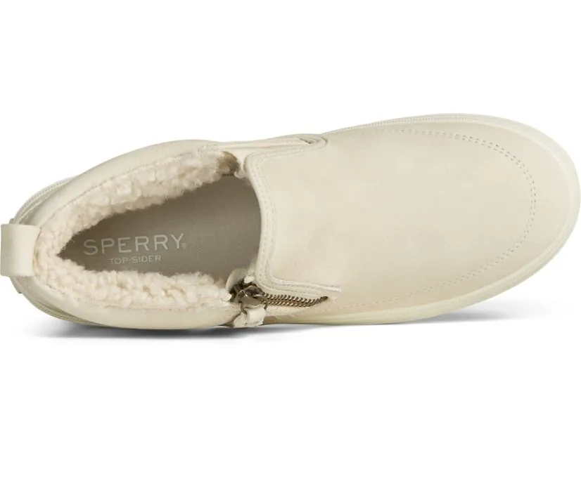 Sperry Womens Crest Side Zip Cozy Sneakers
