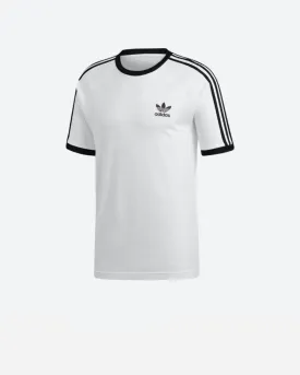 Teens 3 Stripes Tee - White/Black