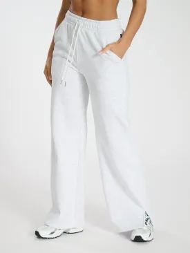 The 'Off Duty' Wide Leg Joggers In Grey