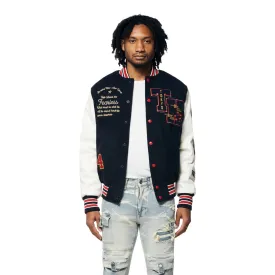Tokyo Varsity Jacket - Navy