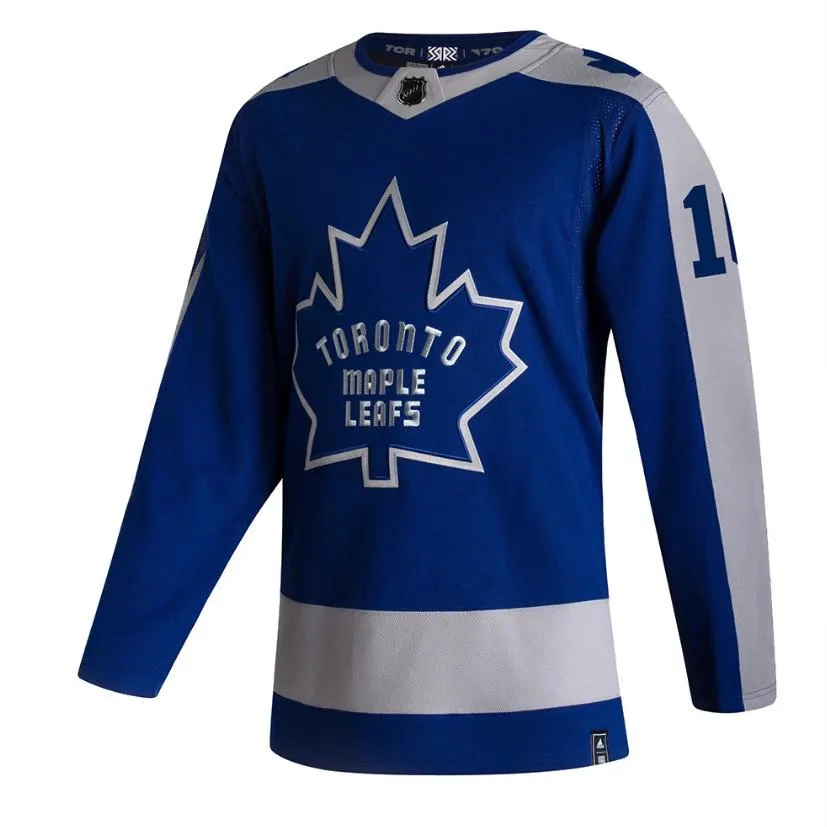 Toronto Maple Leafs Mitch Marner adidas Blue 2020/21 - Reverse Retro Player Jersey - Men's
