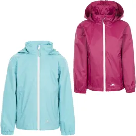 Trespass Kids Sabrina Hooded Waterproof Walking Jacket