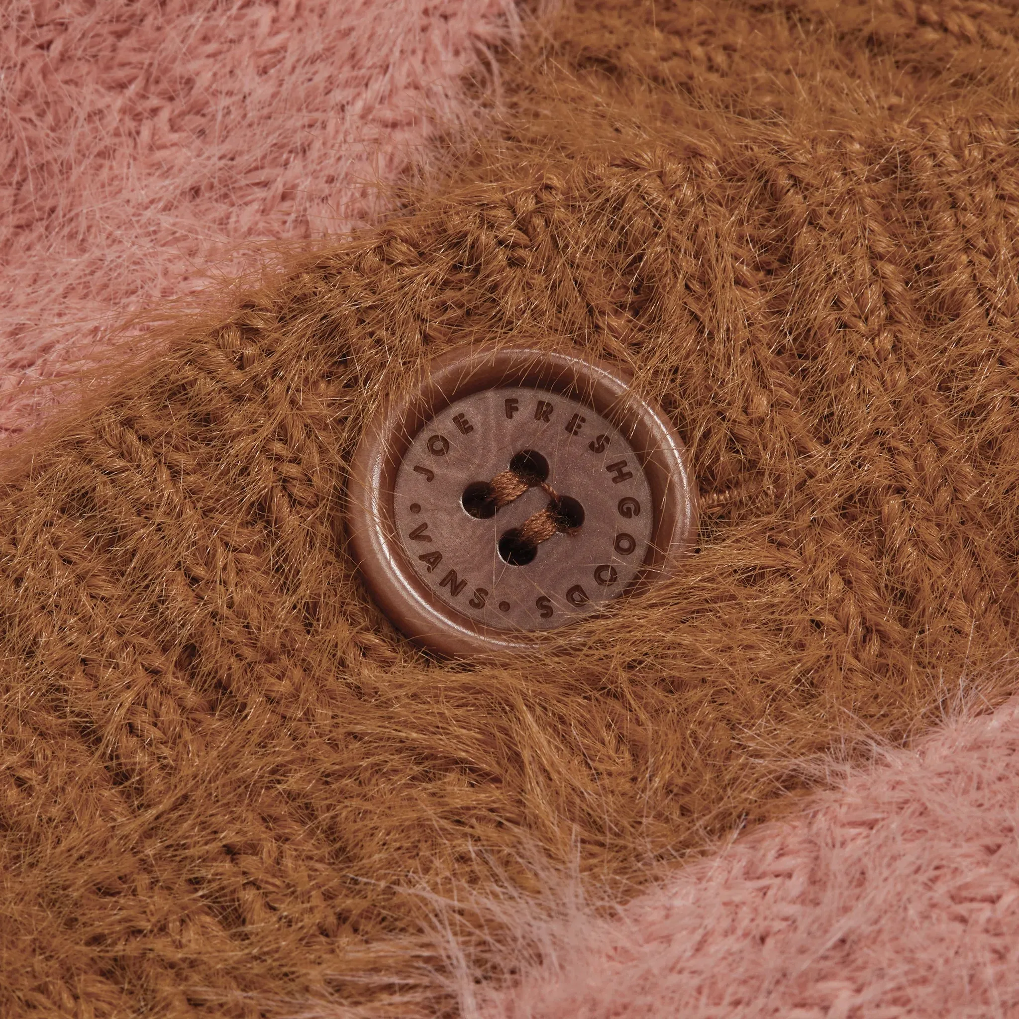 Vans Vault x Joe Freshgoods Fuzzy Cardigan Coral