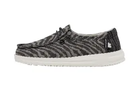 Wendy Youth Woven Zebra Black Stripe - Select Size - Hey Dudes - Girls