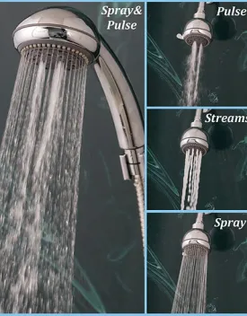 Whedon Products Champagne Massage  5 spray massage & more showers