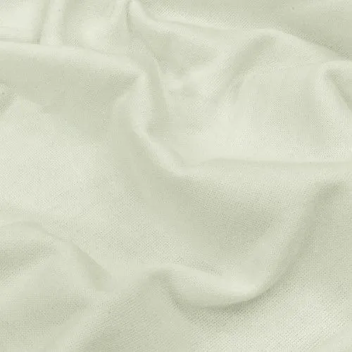 White PFD Velour Stretch Knit Fabric