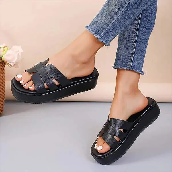 Women's Platform Casual Slides 15059490C