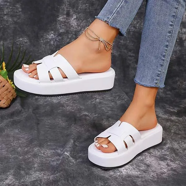 Women's Platform Casual Slides 15059490C